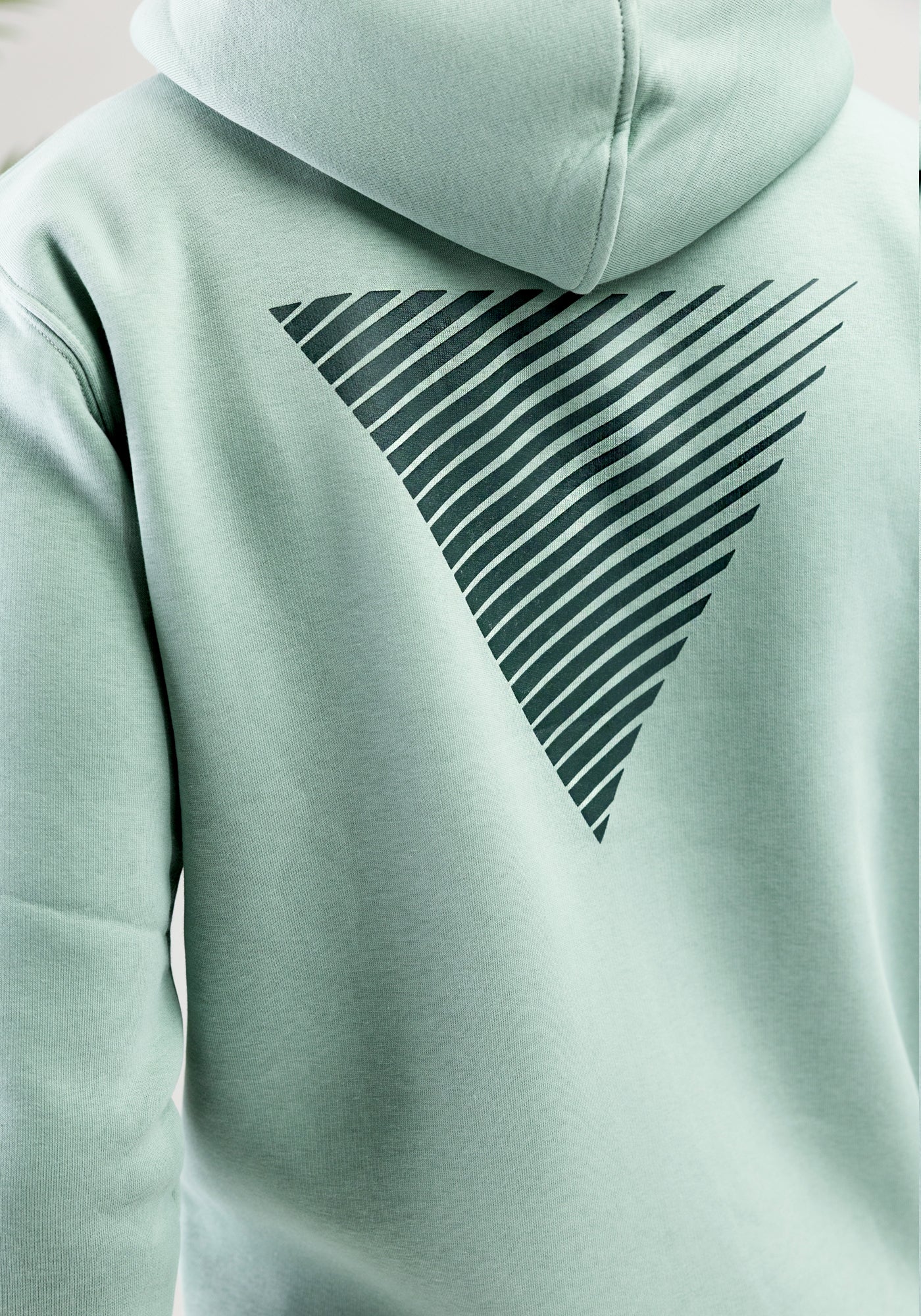 Cotton District PURE PATH ESSENTIAL HOODIE  ARMY GREEN