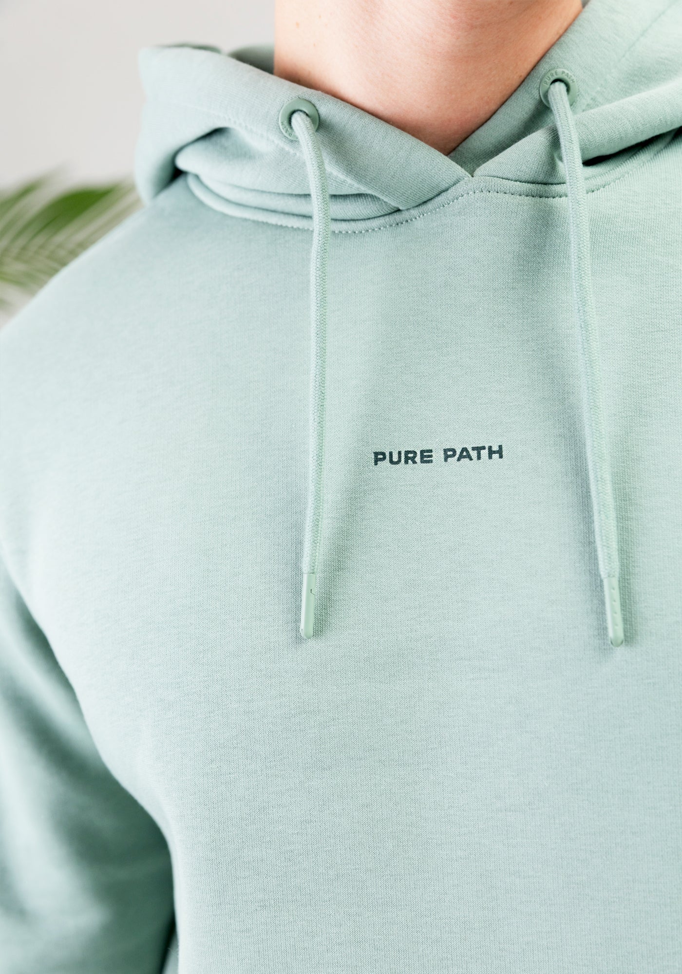 Cotton District PURE PATH ESSENTIAL HOODIE  ARMY GREEN