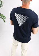 Cotton District PURE PATH ESSENTIAL LOGO T-SHIRT  NAVY
