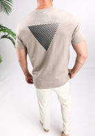 Cotton District PURE PATH ESSENTIAL LOGO T-SHIRT  TAUPE