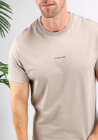 Cotton District PURE PATH ESSENTIAL LOGO T-SHIRT  TAUPE