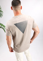 Cotton District PURE PATH ESSENTIAL LOGO T-SHIRT  TAUPE