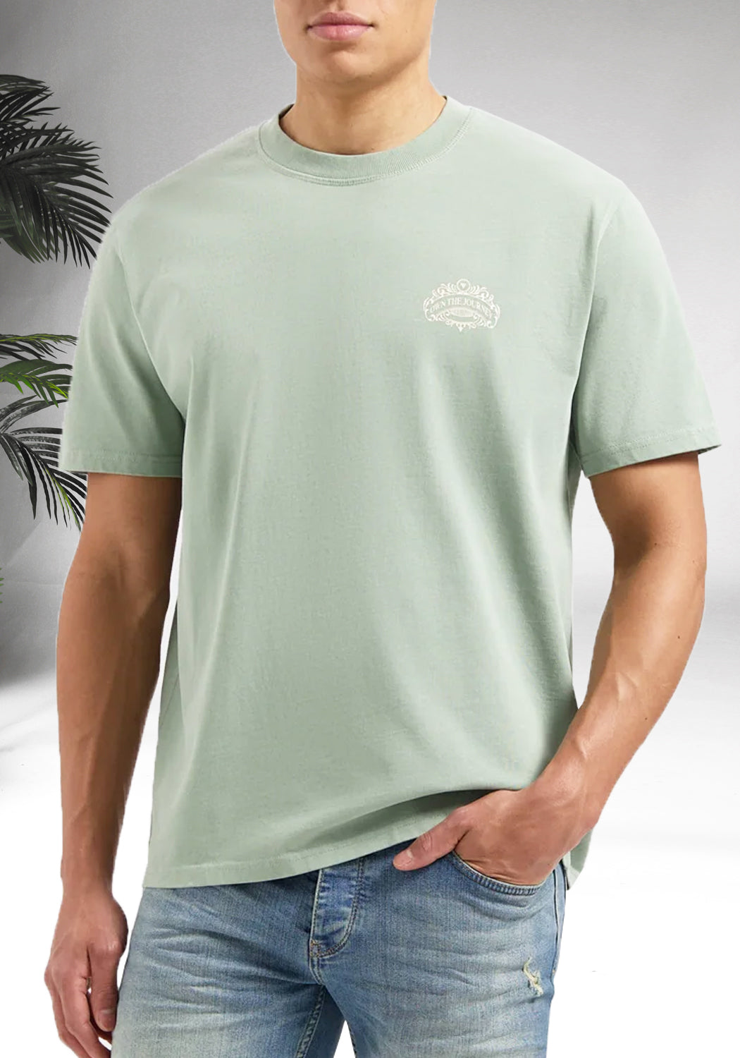 Cotton District PURE PATH LATIN SPIRIT T-SHIRT  GREEN