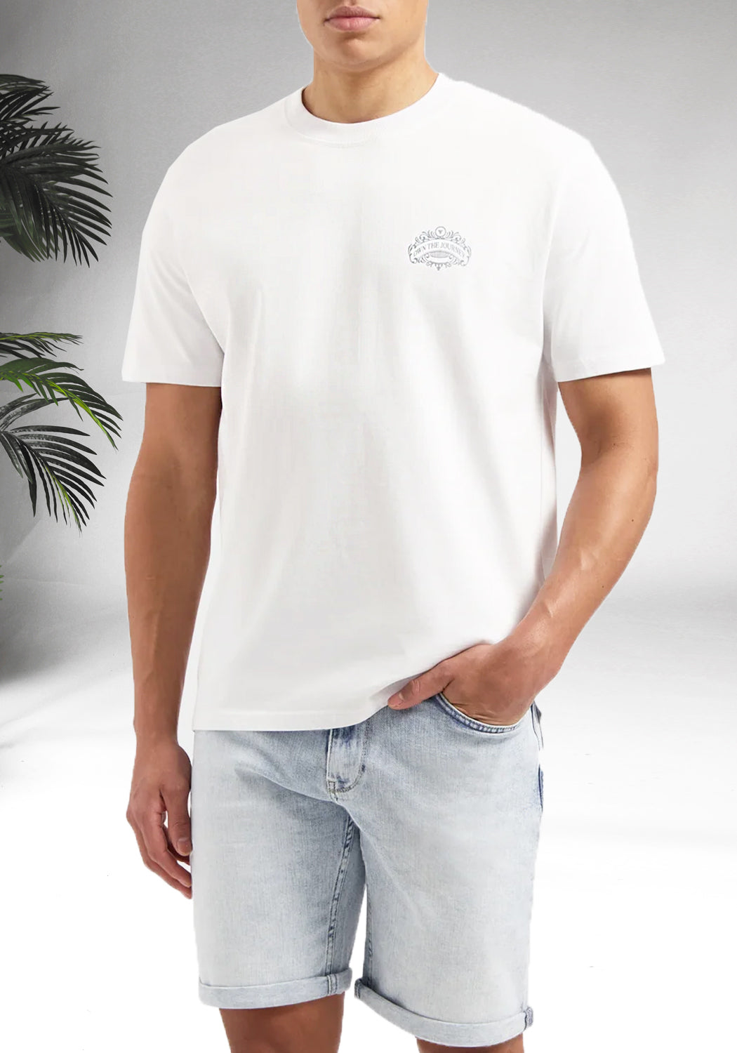Cotton District PURE PATH LATIN SPIRIT T-SHIRT  WHITE
