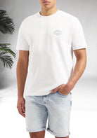 Cotton District PURE PATH LATIN SPIRIT T-SHIRT  WHITE