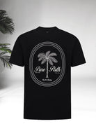 Cotton District PURE PATH STITCHED PARADISE T-SHIRT  BLACK