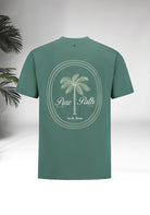 Cotton District PURE PATH STITCHED PARADISE T-SHIRT  FADED GREEN