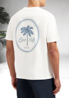 Cotton District PURE PATH STITCHED PARADISE T-SHIRT  OFF WHITE