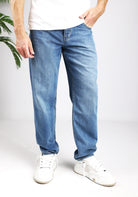 Cotton District PURE PATH THE AIDEN JEANS  MID BLUE