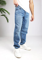 Cotton District PURE PATH THE AIDEN JEANS  MID BLUE