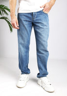 Cotton District PURE PATH THE AIDEN JEANS  MID BLUE