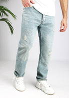 Cotton District PURE PATH THE ERIC JEANS  BLUE GREEN
