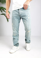 Cotton District PURE PATH THE ERIC JEANS  BLUE GREEN