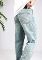 Cotton District PURE PATH THE ERIC JEANS  BLUE GREEN