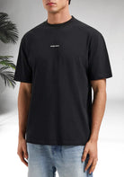 Cotton District PURE PATH – TROPICAL CREST T-SHIRT T-Shirts BLACK