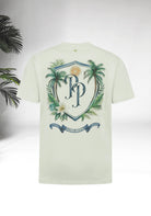 Cotton District PURE PATH – TROPICAL CREST T-SHIRT T-Shirts LIGHT GREEN