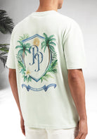 Cotton District PURE PATH – TROPICAL CREST T-SHIRT T-Shirts LIGHT GREEN