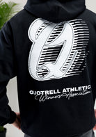 Cotton District QUOTRELL ATHLETICS HOODIE  BLACK