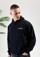 Cotton District QUOTRELL ATHLETICS HOODIE  BLACK