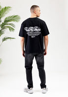 Cotton District QUOTRELL CRUISER T-SHIRT  BLACK