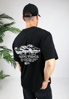 Cotton District QUOTRELL CRUISER T-SHIRT  BLACK