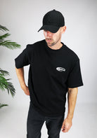 Cotton District QUOTRELL CRUISER T-SHIRT  BLACK