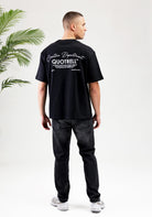 Cotton District QUOTRELL DEPARTMENT T-SHIRT  BLACK