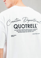 Cotton District QUOTRELL DEPARTMENT T-SHIRT  WHITE