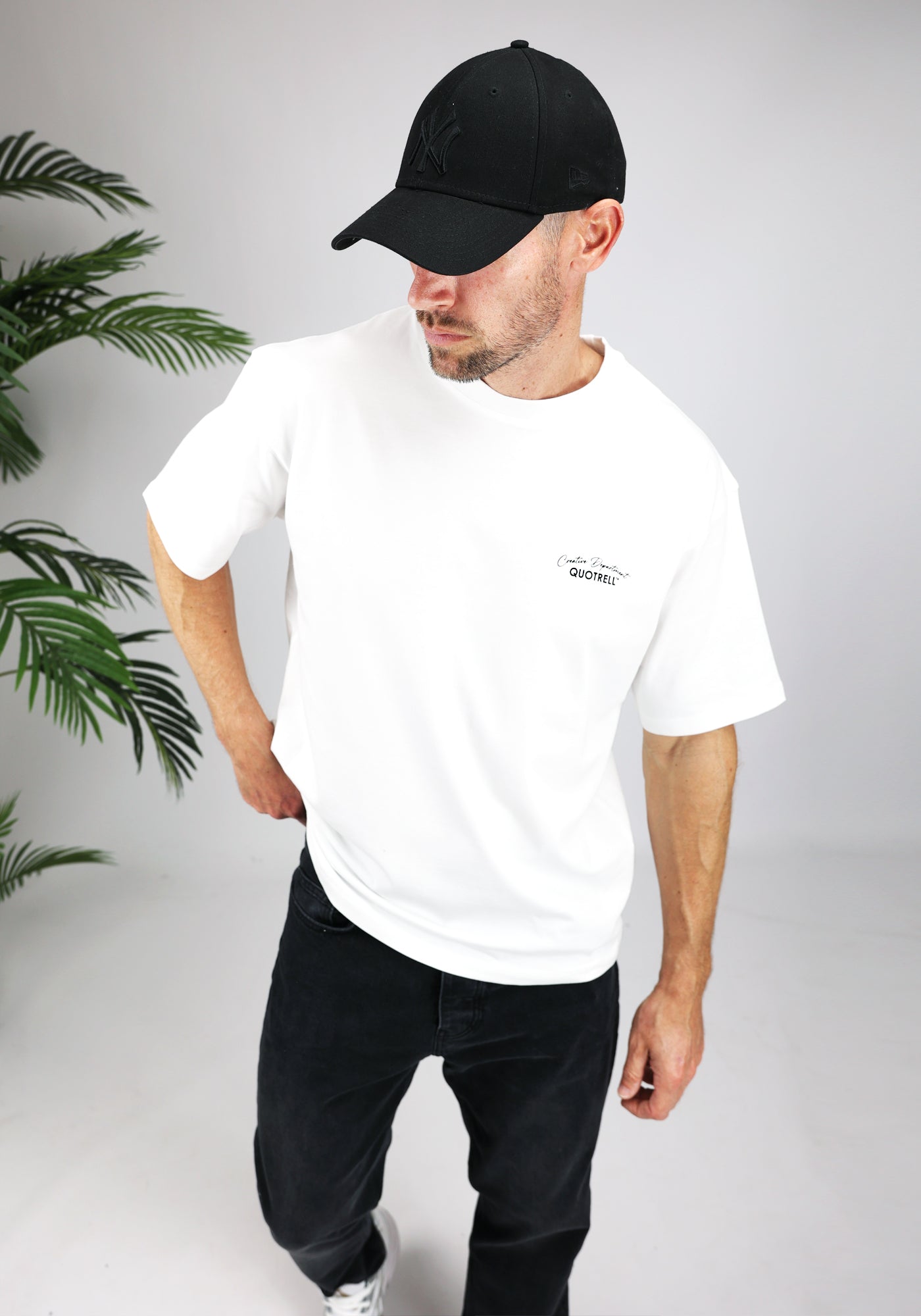 Cotton District QUOTRELL DEPARTMENT T-SHIRT  WHITE