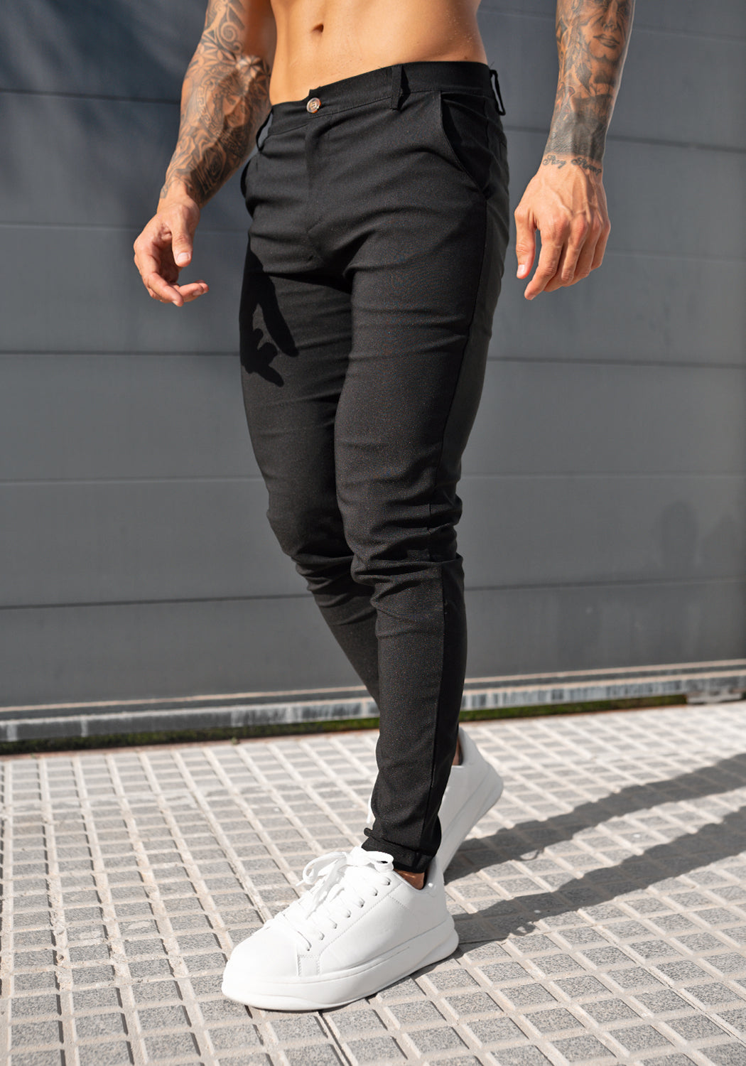 Cotton District REFINED CHINO  BLACK