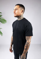 Cotton District RELAXED FIT T-SHIRT  BLACK
