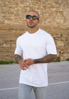 Cotton District RELAXED FIT T-SHIRT  WHITE