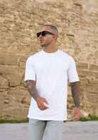 Cotton District RELAXED FIT T-SHIRT  WHITE