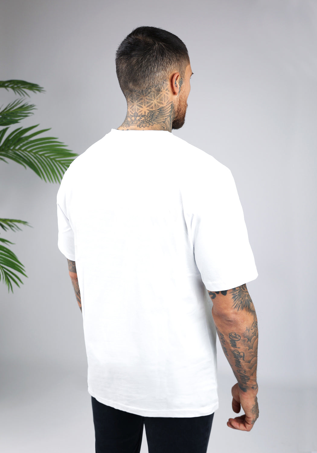 Cotton District RELAXED FIT T-SHIRT  WHITE