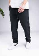 Cotton District RIBBED JOGGER  BLACK
