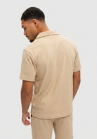 Cotton District RIBBED SUMMER SET  BEIGE