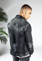 Cotton District SIGNATURE DENIM JACKET  BLACK