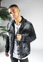 Cotton District SIGNATURE DENIM JACKET  BLACK