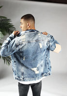 Cotton District SIGNATURE DENIM JACKET  BLUE