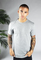 Cotton District STRAIGHT FIT STRETCH T-SHIRT  GREY