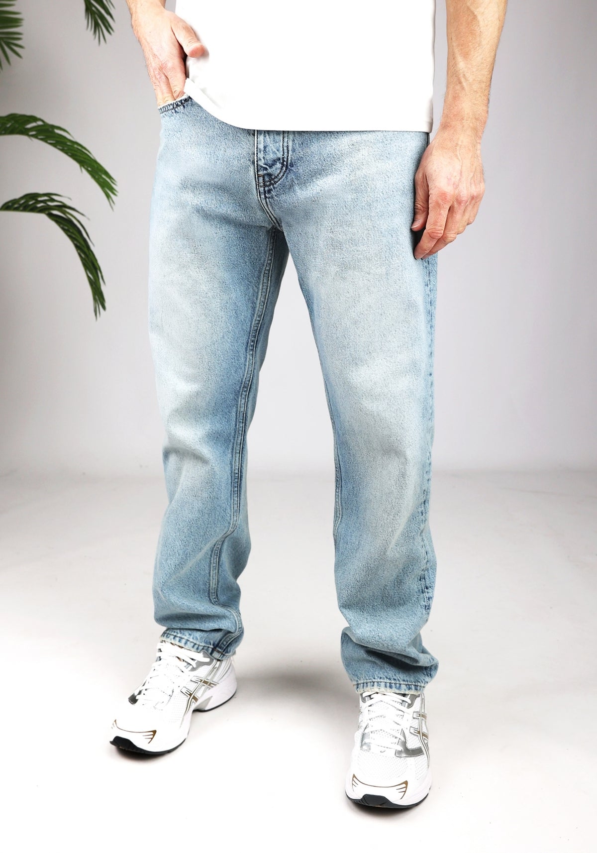 Cotton District STRAIGHT LEG JEANS Jeans MIST BLUE
