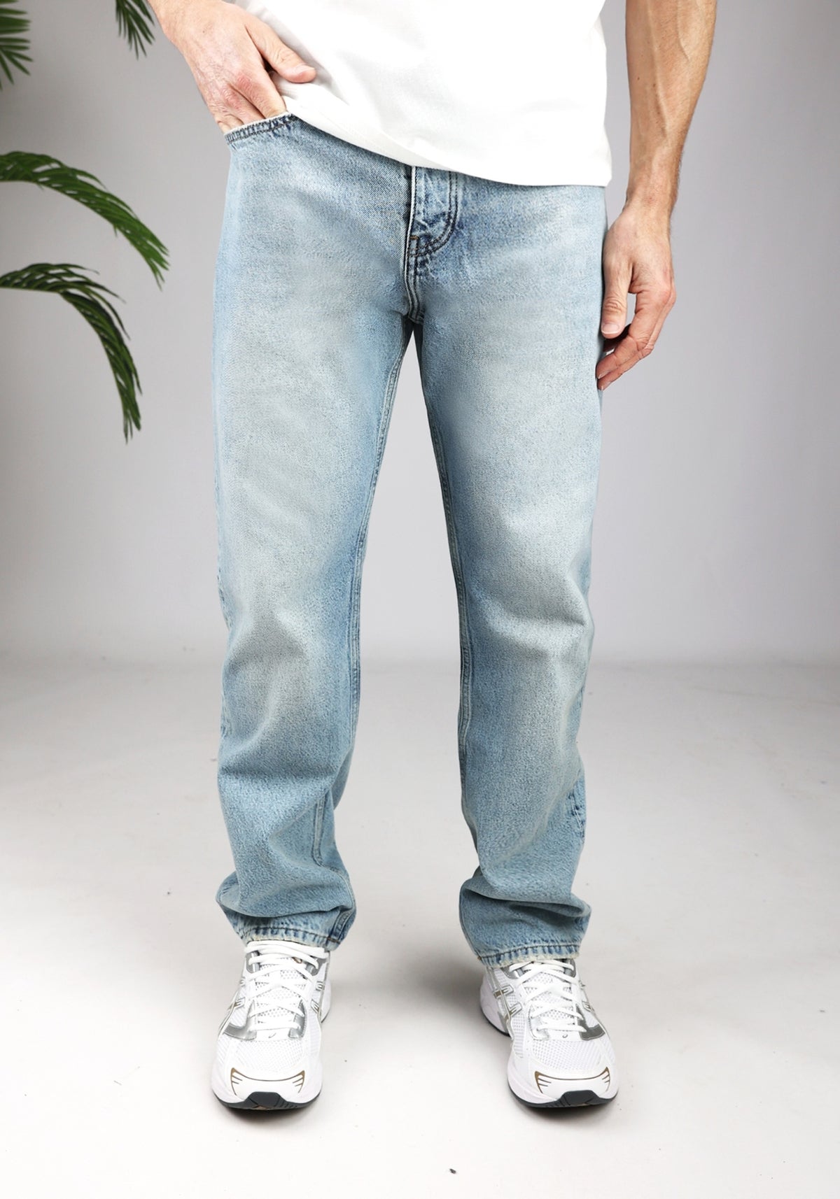 Cotton District STRAIGHT LEG JEANS Jeans MIST BLUE