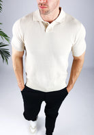 Cotton District STRUCTURED POLO T-Shirts BEIGE