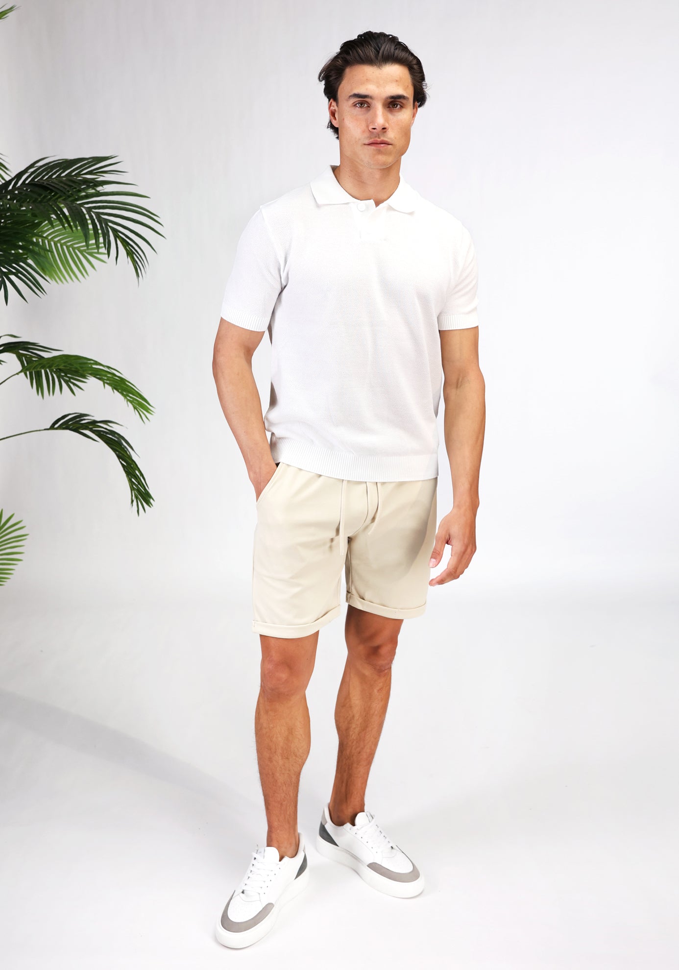 Cotton District STRUCTURED SUMMER SET Sets WHITE/BEIGE