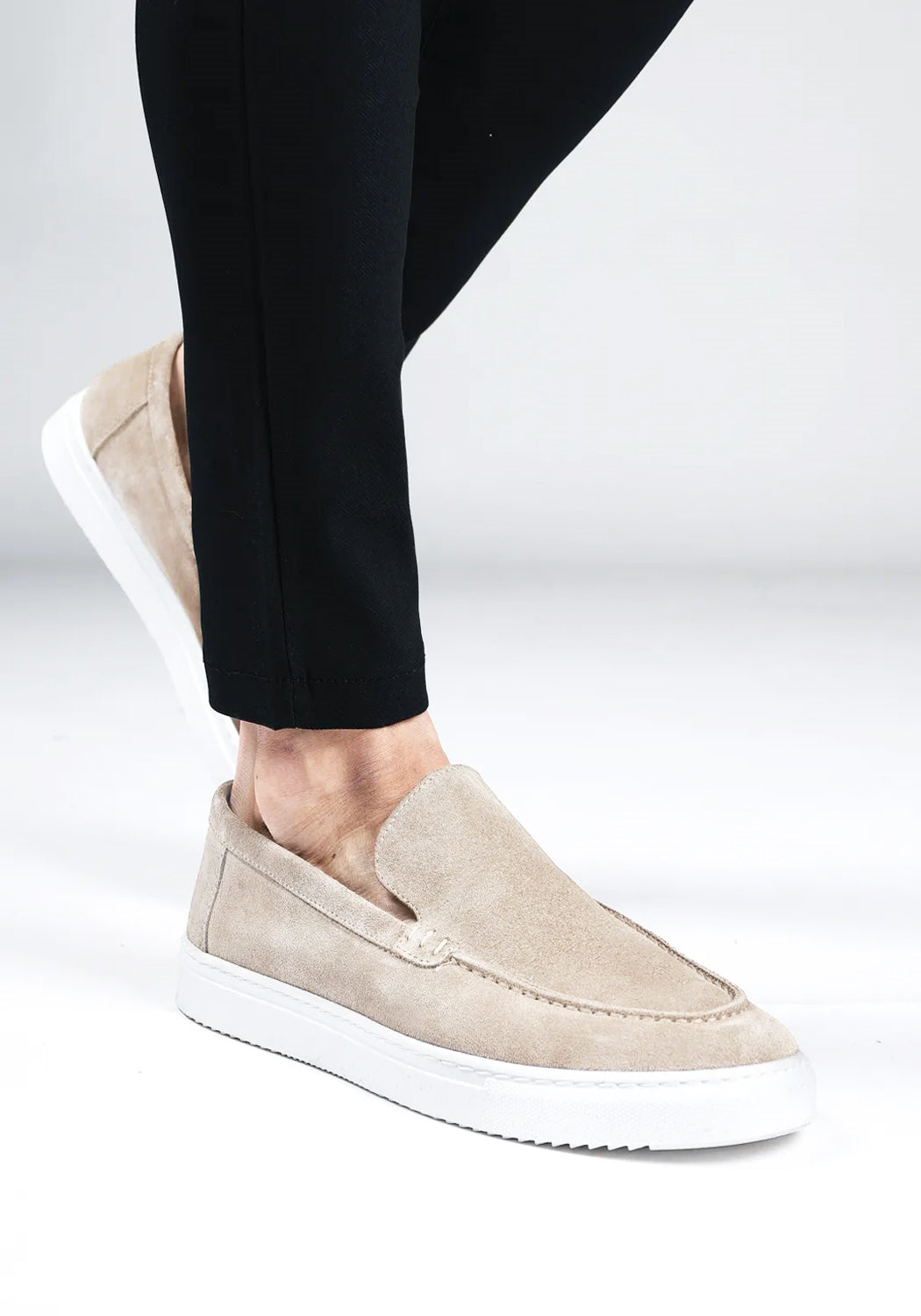 Cotton District SUEDE LOAFERS HARBOR  SAND