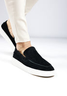 Cotton District SUEDE LOAFERS SAILOR  BLACK