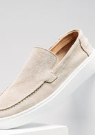 Cotton District SUEDE LOAFERS SAILOR  SAND
