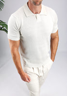 Cotton District TOGGLE POLO T-Shirts BEIGE