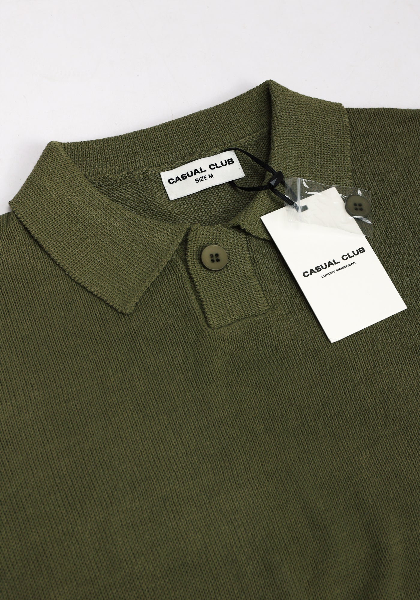 Cotton District TOGGLE POLO T-Shirts GREEN
