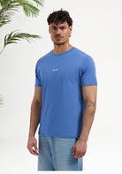 Cotton District Trio of Flowers T-shirt T-Shirts Faded Cobalt